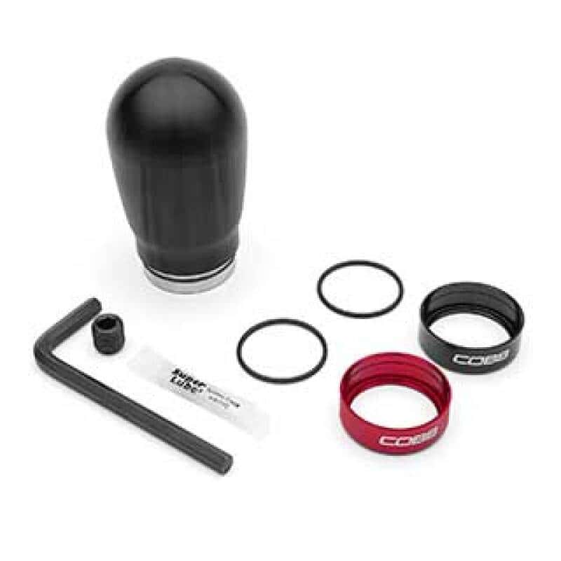 COBB — Cobb 12-16 FR-S / 2012+ BRZ / 2017+ GR86 / Focus ST+RS / Fiesta ST Tall Weighted COBB Knob - Black - view 2