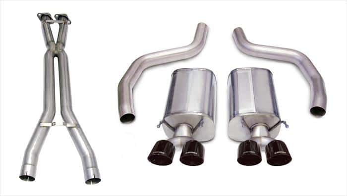 CORSA Performance — Corsa 06-11 Chevrolet Corvette C6 Z06/ZR1 Sport Cat-Back Dual Rear Exit w/ Twin 4.0in Black Tips
Exhaust - view 2