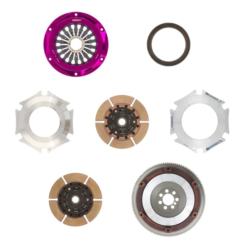 Exedy — Exedy 2008-2015 Mitsubishi Lancer Evolution GSR L4 Hyper Twin Cerametallic Clutch Sprung
Hyper Multi Series
Clutch Kit - view 3
