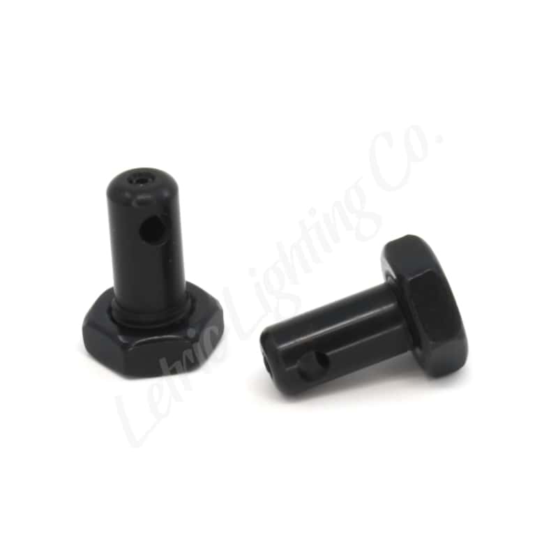 Letric Lighting — Letric Lighting Front Mirror Stem Mount for 45-Caliber MINI LEDs - Black Phosphate - view 1