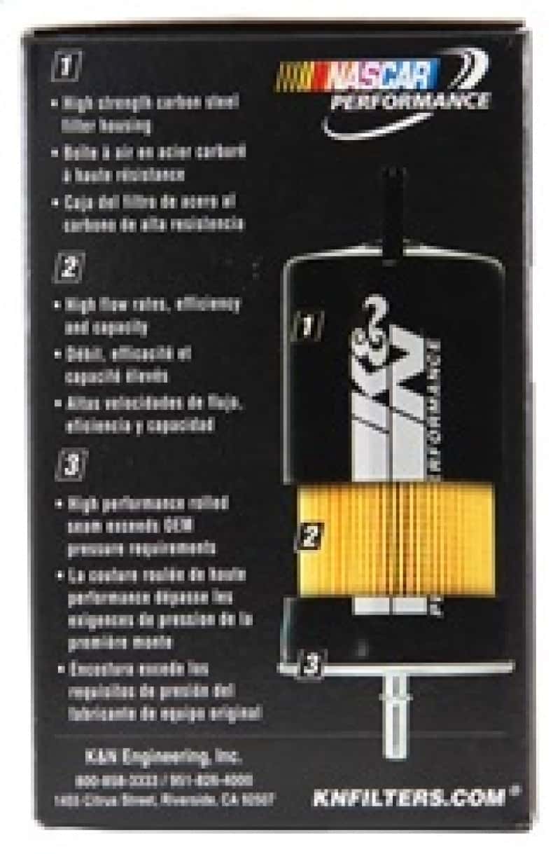 K&N Engineering — K&N Cellulose Media Fuel Filter 2.125in OD x 4.281in L - view 12