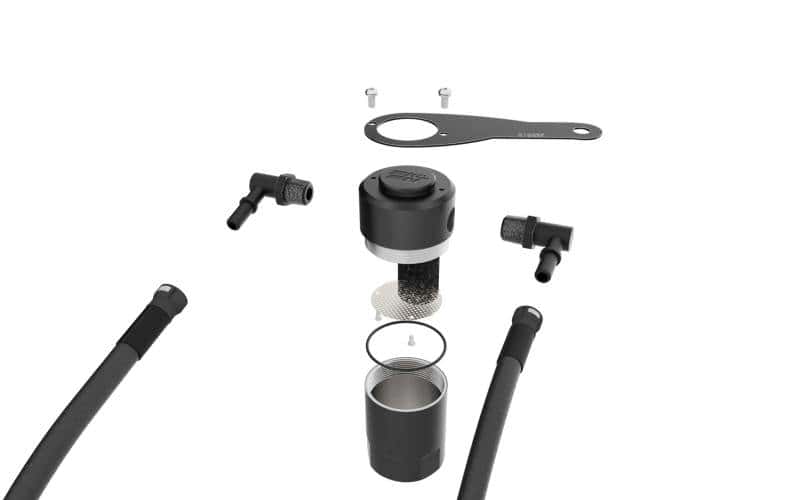K&N Engineering — K&N 16-21 Chevrolet Camaro LT1 6.2L (Gas) Catch Can Oil Separator - view 7