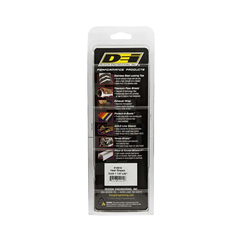 DEI — DEI Heat Sheath GOLD 1-1/4in x 36in
Heat Shield Sleeve - view 3
