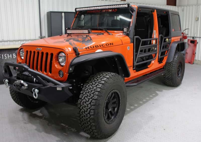 Fishbone Offroad — Fishbone Offroad 07-18 Jeep Wrangler JK 4 Door Front/Rear Tube Doors - view 4