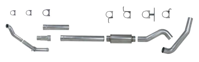 Diamond Eye Performance — Diamond Eye KIT 5in Turbo Back SGL AL: 94-97 FORD 7.3L F250/F350 PWRSTROKE NFS W/ CARB EQUIV STDS
KIT; 5in.; TBSGL; AL - view 4