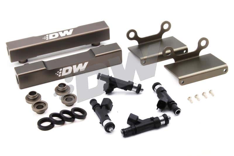 DeatschWerks — DeatschWerks 04-06 Subaru STI/LGT Side Feed to Top Feed Fuel Rail Conv Kit w/ 1000cc Injectors - view 3