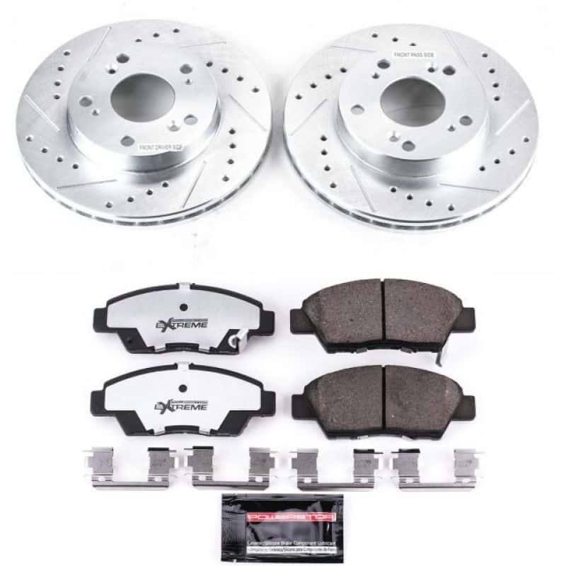 PowerStop — Power Stop 11-15 Honda CR-Z Front Z26 Street Warrior Brake Kit - view 1