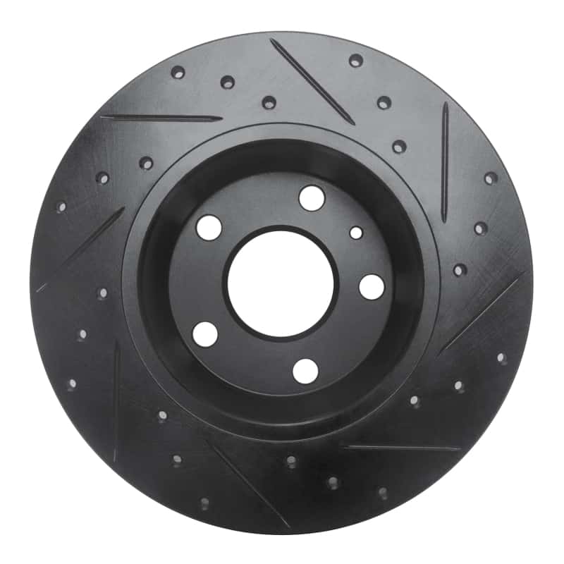 R1 Concepts — R1 08-15 Audi TT Quattro Rear Left Drilled & Slotted Black Brake Rotor
R1 Brake Rotor Drill - view 5