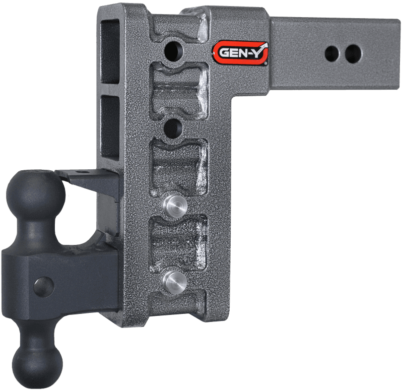 GEN-Y Hitch — Gen-Y Mega Duty 3in Shank 9in Drop 3.5K TW 32K Hitch w/GH-0161 Dual-Ball/GH-0162 Pintle Lock
Drop Hitch - view 2