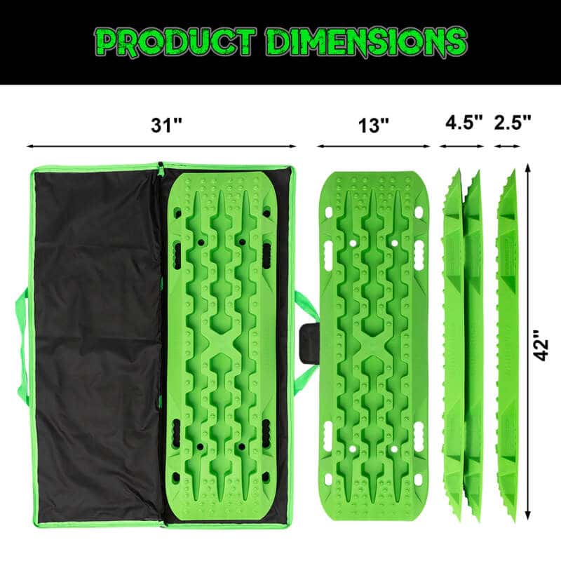 Rhino USA — Rhino USA Recovery Traction Boards - Green (Pair)
Vehicle Mat - view 2
