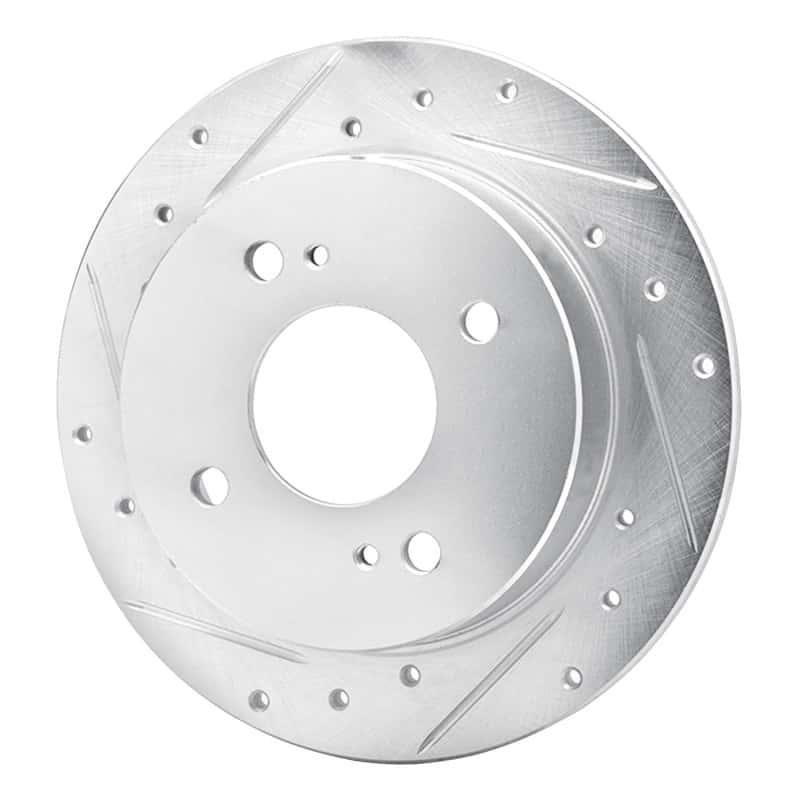 R1 Concepts — R1 82-88 Nissan 200SX Rear Left Drilled & Slotted Silver Brake Rotor
R1 Brake Rotor Drill - view 2