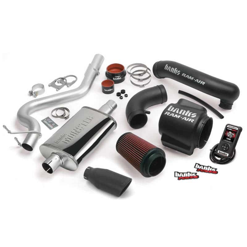 Banks Power — Banks Power 00-03 Jeep 4.0L Wrangler Stinger System - SS Single Exhaust w/ Black Tip
Power/Efficiency Sys - view 1