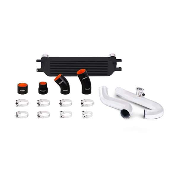 Mishimoto — Mishimoto 2015 Ford Mustang EcoBoost Performance Intercooler Kit - Black Core Polished Pipes - view 3