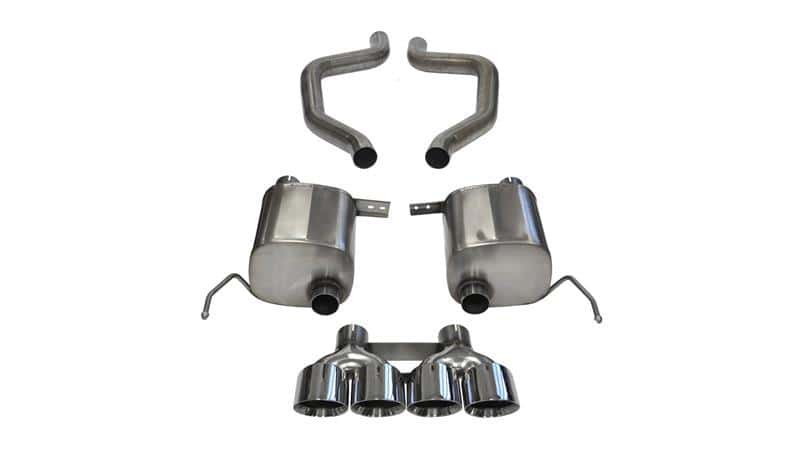 CORSA Performance — Corsa 17-19 Chevy Corvette Z06 (Grand Sport Only) 3in Axle Back Xtreme Exhaust Pol Quad 4.5in Tip
Exhaust - view 2