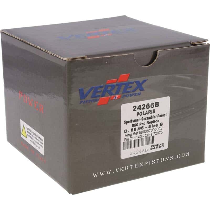 Vertex Pistons — Vertex Piston 13-22 Polaris Scrambler 850 850cc Forged Replica Piston Kit - view 5