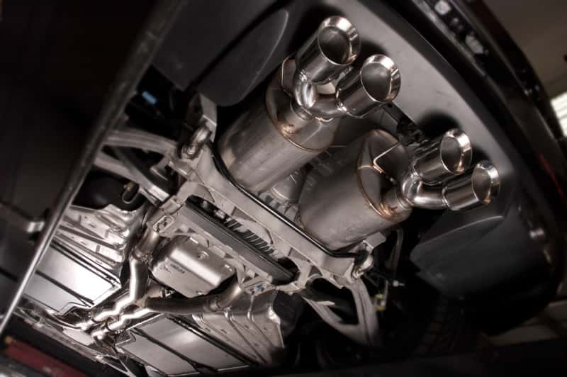 Stainless Works — Stainless Works 05-08 Chevrolet Corvette C6 2.5in Axle Back Exhaust System
Exhaust System - view 3