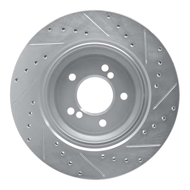 R1 Concepts — R1 00-06 BMW M5 Rear Left Drilled & Slotted Silver Brake Rotor
R1 Brake Rotor Drill - view 5