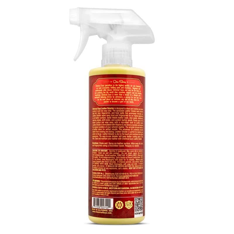 Chemical Guys — Chemical Guys Leather Quick Detailer Care Spray - Matte Finish - 16oz - view 3