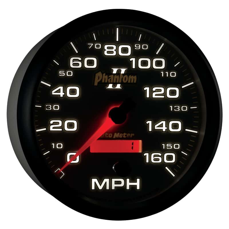 AutoMeter — Autometer Phantom II 5in Electrical Programmable Speedometer 150MPH
5" SPEEDO, 160 MPH, - view 12