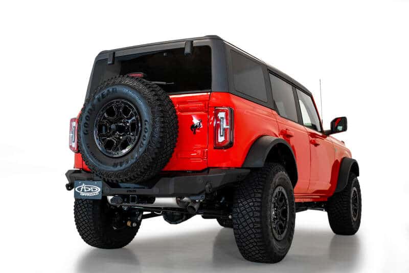 Addictive Desert Designs — Addictive Desert Designs 2021+ Ford Bronco Rock Fighter Rear Bumper - Hammer Black
Bumper- Rear
Bumpers - view 3
