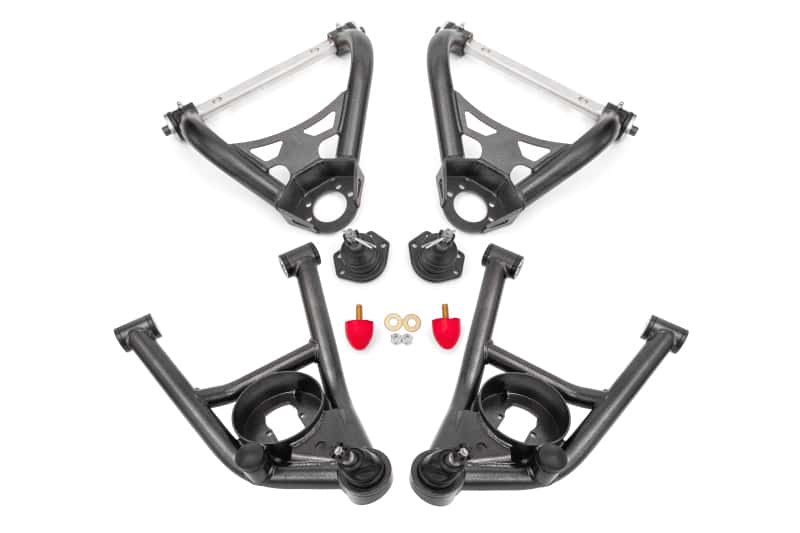 BMR Suspension — BMR 64-72 GM A-Body Non-Adjustable A-arm Kit - Black Hammertone
A-arm kit - view 1
