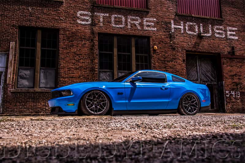 Diode Dynamics — Diode Dynamics Mustang 2010 LED Sidemarkers Smoked Set - view 4