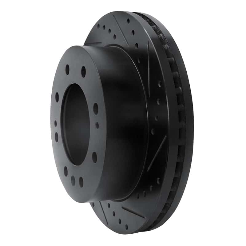 R1 Concepts — R1 11-25 Chevrolet Silverado 3500 HD Front Right Drilled & Slotted Black Brake Rotor
R1 Brake Rotor Drill - view 2