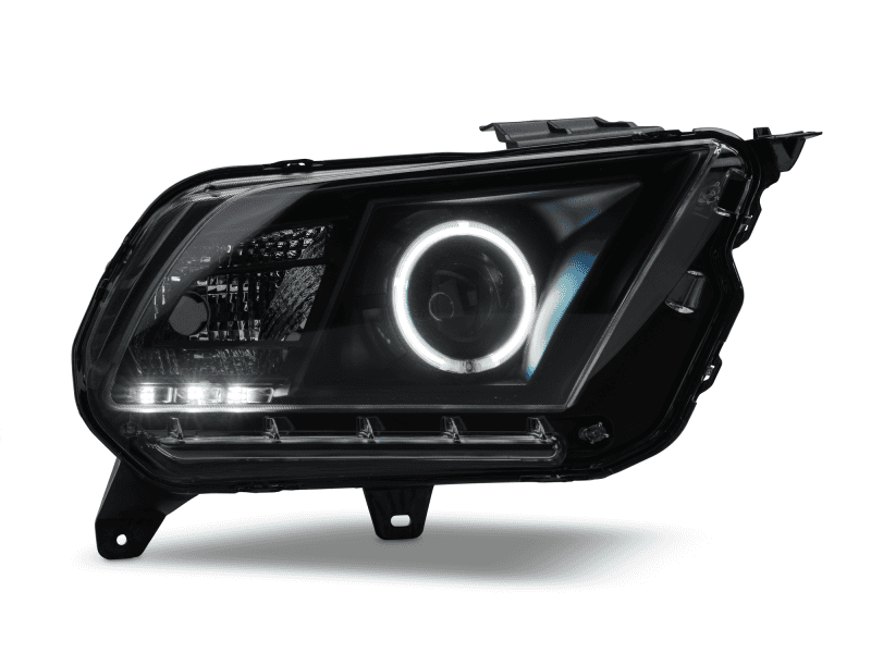 Raxiom — Raxiom 10-12 Ford Mustang w/ Headlights CCFL Halo Projector Headlights- Black Housing (Clear Lens)
Headlights - view 1