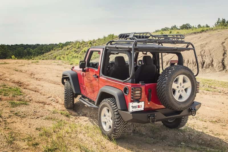 Rugged Ridge — Rugged Ridge XHD Rear Bumper Textured Black 07-18 Jeep Wrangler
OFFROAD_BUMPERS
Bumper- Rear - view 2