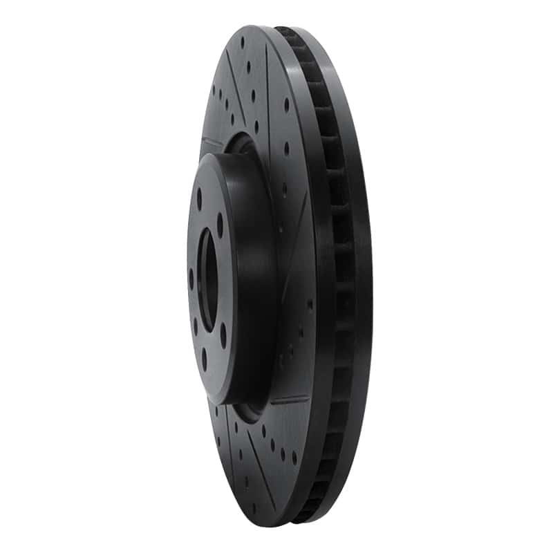 R1 Concepts — R1 2011-2017 Audi A4 (USA/Canada) Front Right Drilled & Slotted Black Brake Rotor
R1 Brake Rotor Drill - view 2