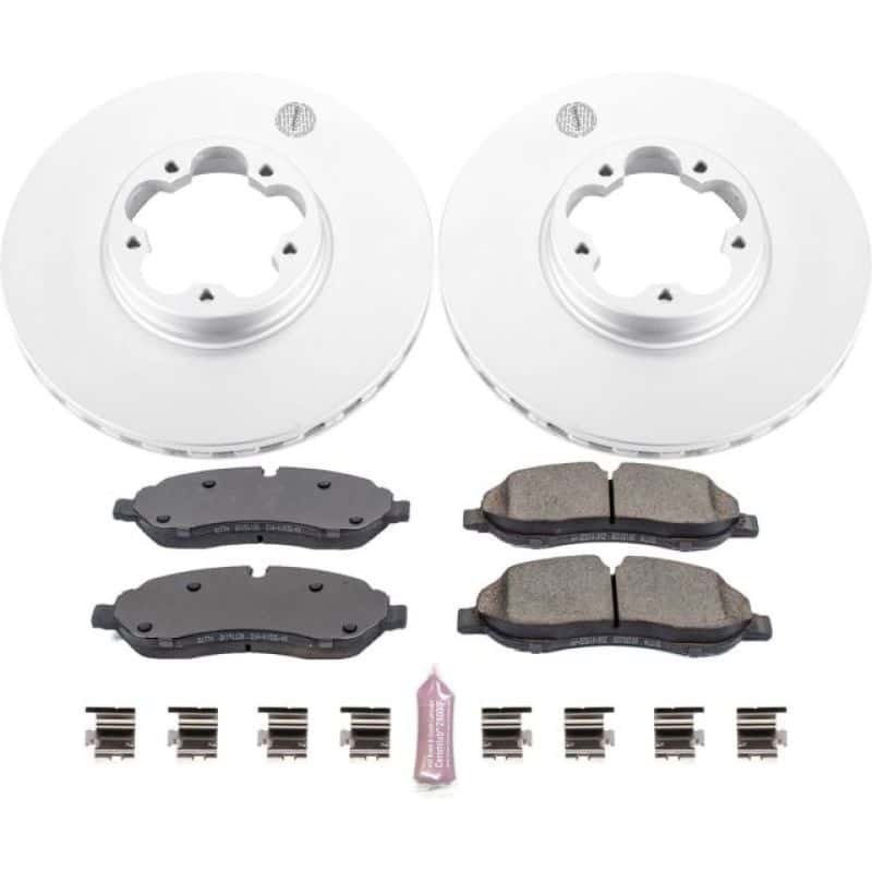 PowerStop — Power Stop 15-18 Ford Transit-350 HD Front Z17 Evolution Geomet Coated Brake Kit - view 1