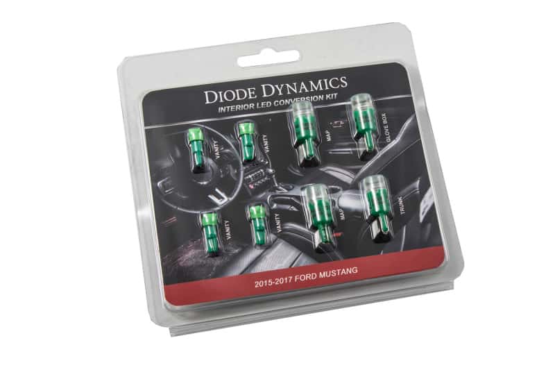Diode Dynamics — Diode Dynamics Mustang Interior Light Kit 15-17 Mustang Stage 1 - Green - view 1
