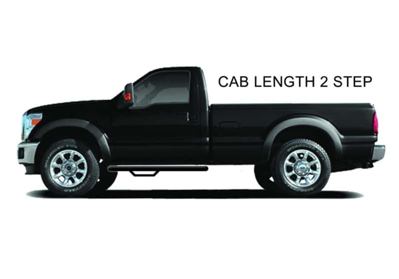 N-Fab — N-Fab Nerf Step 19-20 Chevy/GMC 1500 Regular Cab - Cab Length - Tex. Black - view 2
