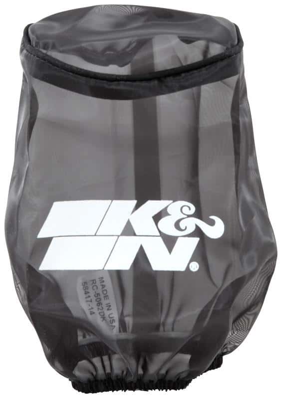 K&N Engineering — K&N 4.5in Base ID x 3.5in Top ID x 6in H - Black - Round Tapered - Drycharger Air Filter Wrap - view 2