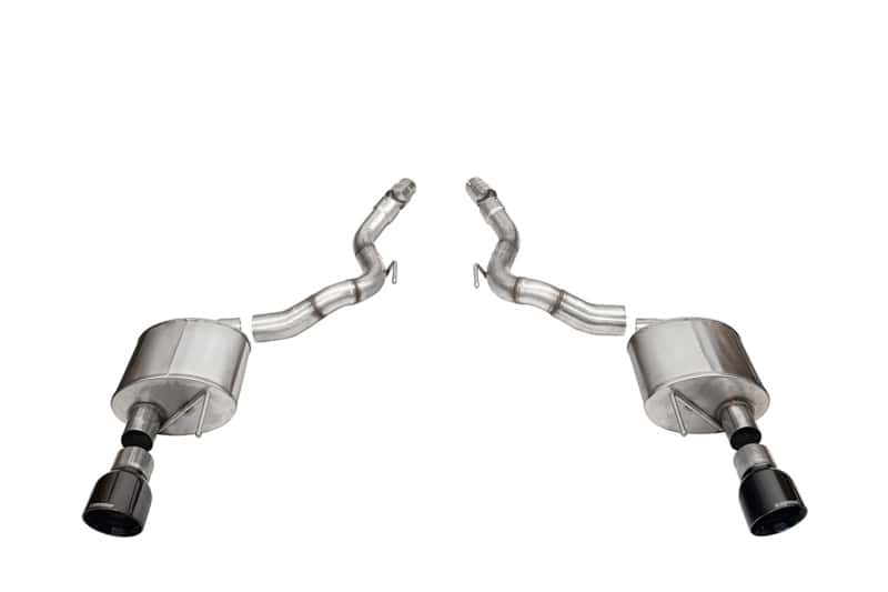 CORSA Performance — Corsa 2024+ Ford Mustang GT Sport Axle-Back Dual Rear Exit with 4.5in Black PVD Pro-Series Tips
Exhaust - view 1
