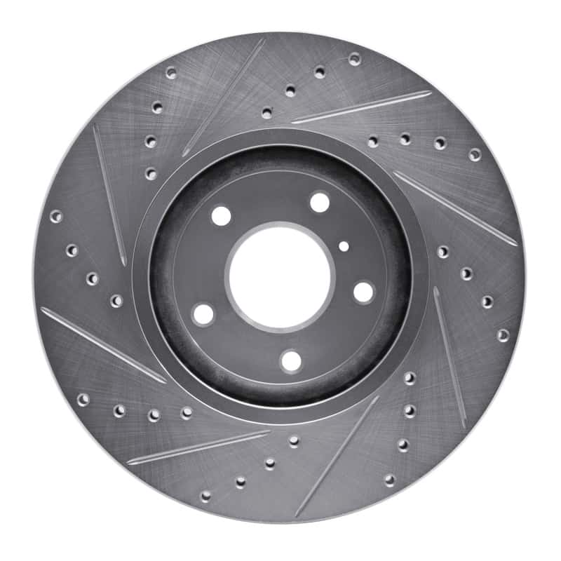 R1 Concepts — R1 09-23 Nissan 370Z Front Right Drilled & Slotted Silver Brake Rotor
R1 Brake Rotor Drill - view 5