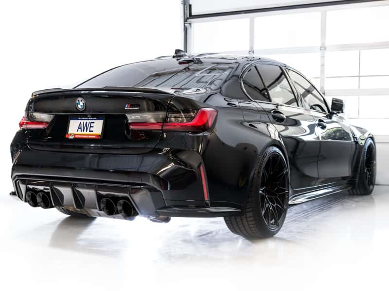 AWE Tuning — AWE Track Edition Catback Exhaust for BMW G8X M3/M4 - Diamond Black Tips
Track Exhaust - view 3