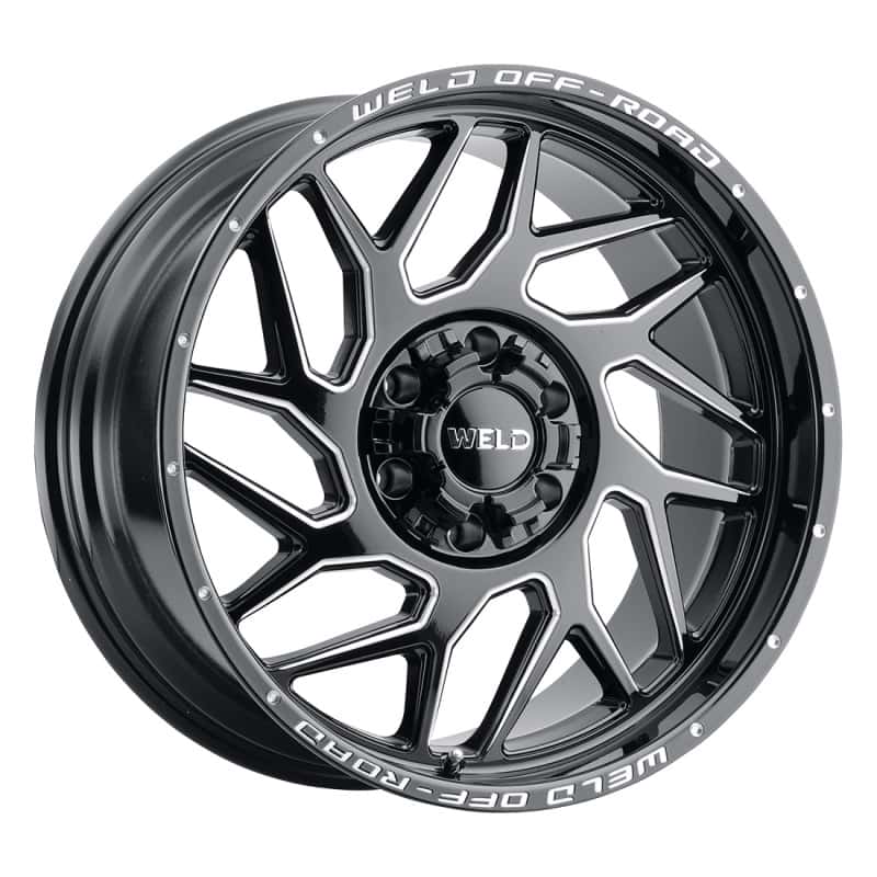 Weld — Weld Off-Road W117 20X10 Fulcrum 8X165.1 ET13 BS6.00 Gloss Black MIL 125.1 - view 3