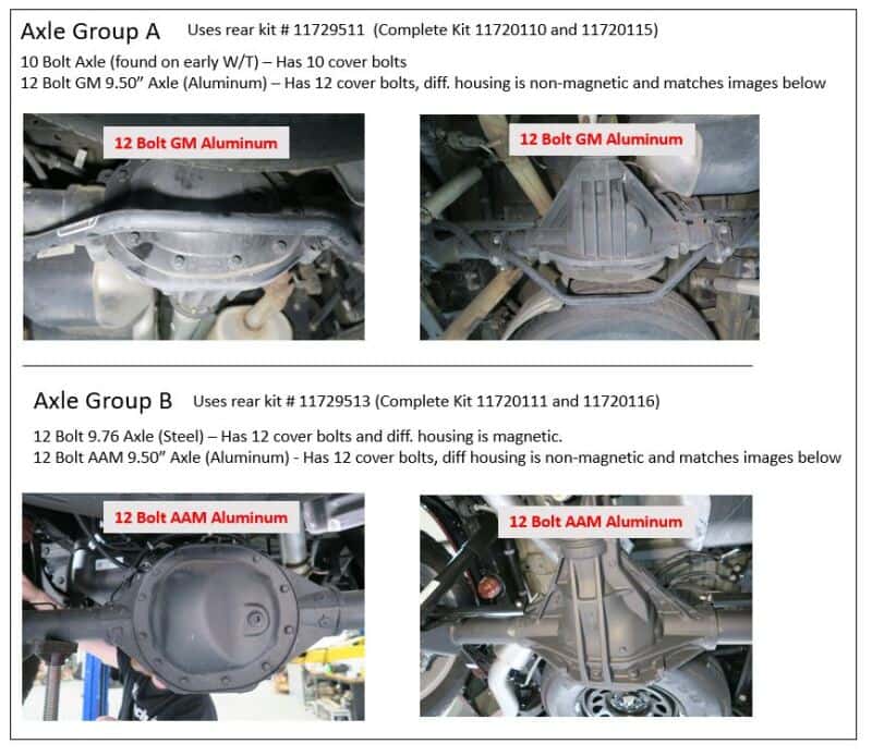 Ridetech — Ridetech 19-23 Silverado/Sierra 2WD/4WD Rear 4in Lowering Kit - Group A
Rear Lowering Kit GM - view 2