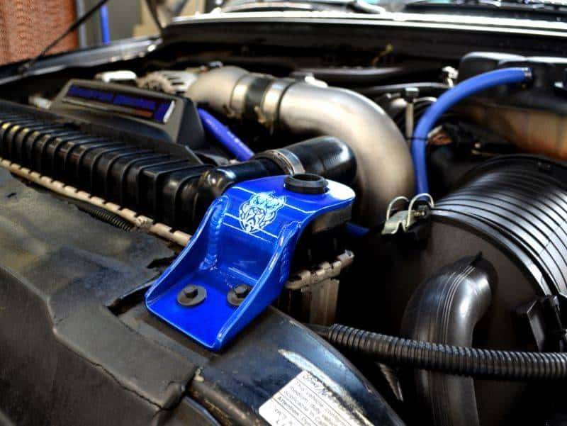 Sinister Diesel — Sinister Diesel 03-07 Ford Powerstroke 6.0L Radiator Support Bracket
Coolant Hose - view 4