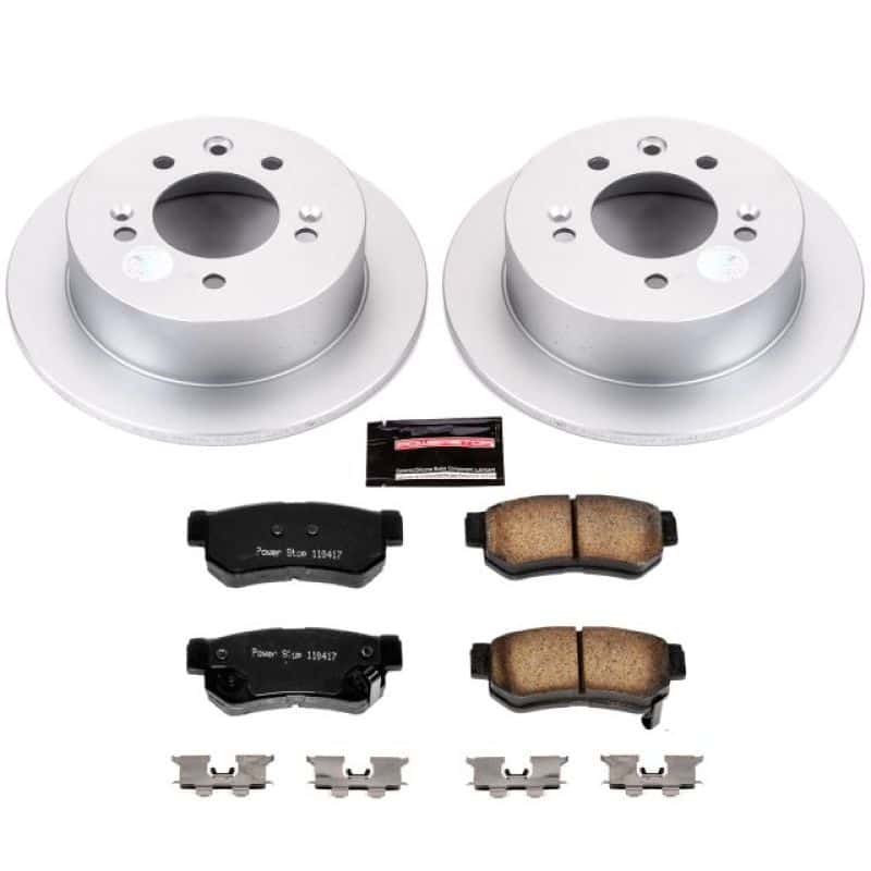 PowerStop — Power Stop 07-10 Hyundai Elantra Rear Z17 Evolution Geomet Coated Brake Kit - view 1