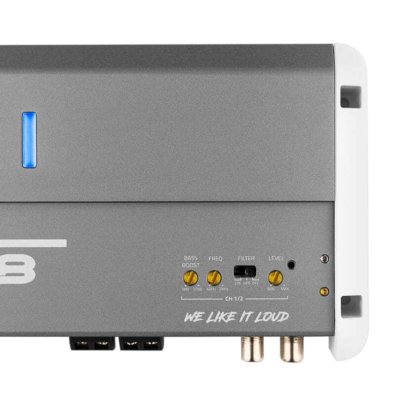 DS18 — DS18 2-Channel Class-D Amp Full-Range 2x 250 Watts RMS at4 ohm IP55 Waterproof Rating - view 3