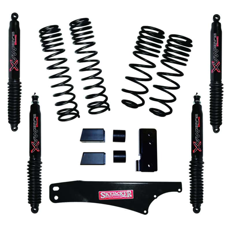 Skyjacker — Skyjacker 2007-2018 Jeep Wrangler JK 2 Door 4WD Long Travel 2in-2.5in Lift Kit w/Black Max Shocks
skyJK20BPBLT
Lift Kit - view 2