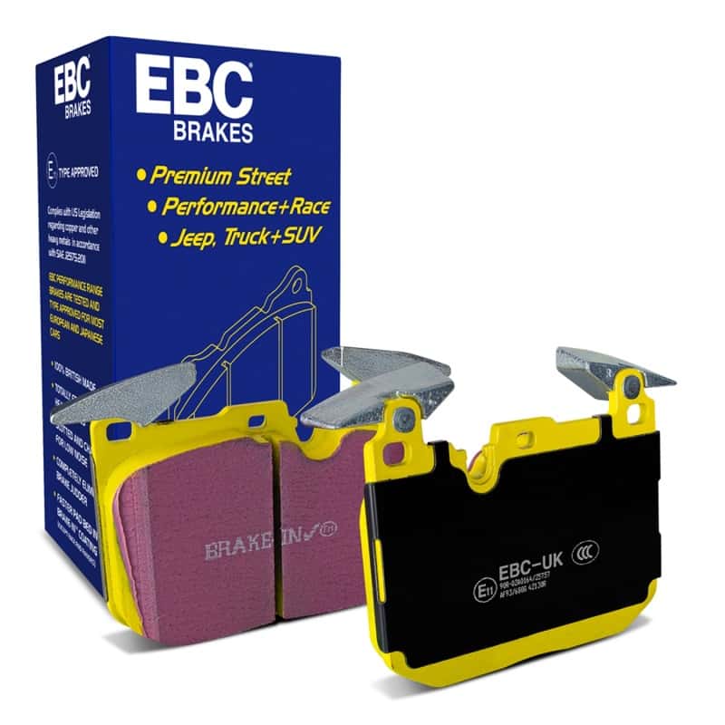 EBC — EBC 14+ BMW i8 1.5 Turbo/Electric Yellowstuff Front Brake Pads
Disc Brake Pad - view 1