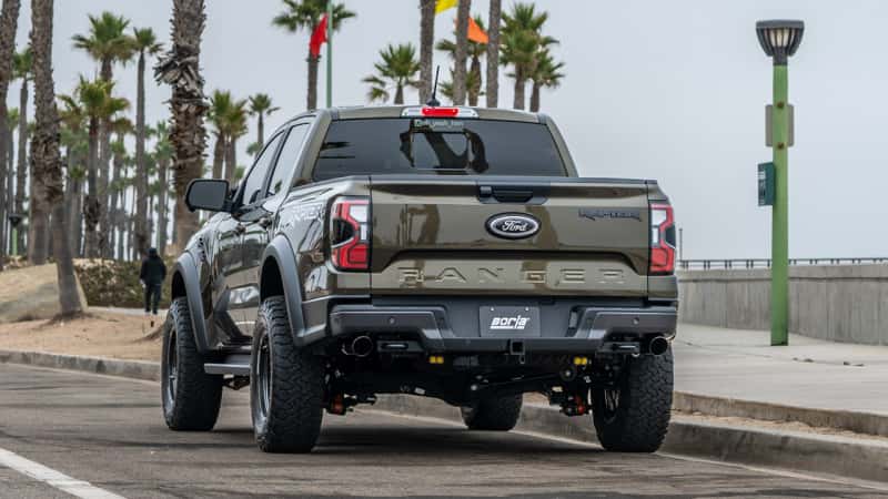 Borla — Borla 24-25 Ford Ranger Raptor 2.75in Tailpipe Kit 4in Tip - Brawler Ceramic Black
Tail Pipes - view 3