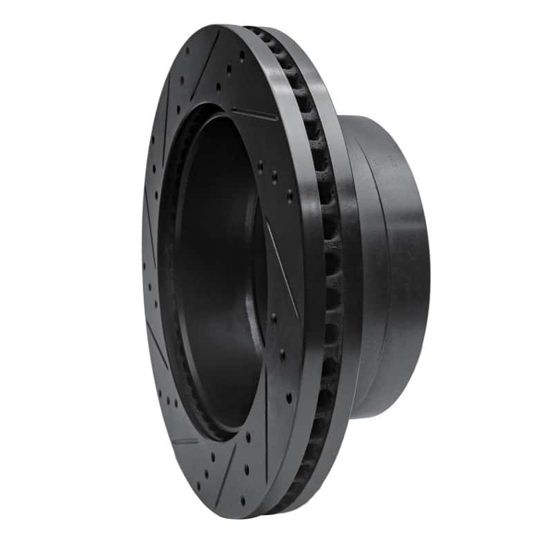 R1 Concepts — R1 11-22 Ford F-350 Super Duty 2WD Rear Right Drilled & Slotted Black Brake Rotor
R1 Brake Rotor Drill - view 4