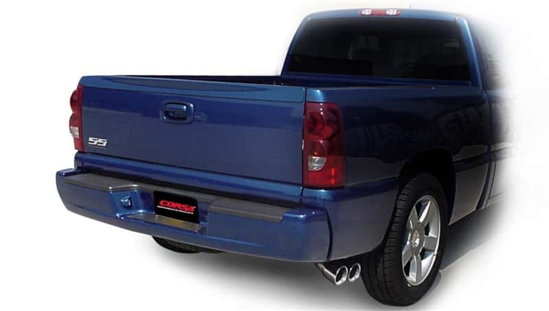 CORSA Performance — Corsa 2003-2007 Chevrolet Silverado Short Bed SS 6.0L V8 Polished Sport Cat-Back Exhaust
Exhaust - view 6