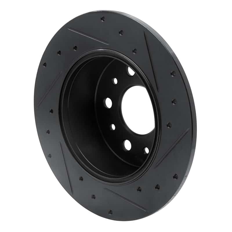 R1 Concepts — R1 61-91 Mercedes-Benz 230S Rear Left Drilled & Slotted Black Brake Rotor
R1 Brake Rotor Drill - view 4