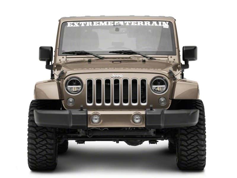 Raxiom — Raxiom 97-18 Jeep Wrangler TJ & JK Axial 7-In LED Headlights w/ DRL - Blk Housing (Clear Lens)
Headlights - view 9