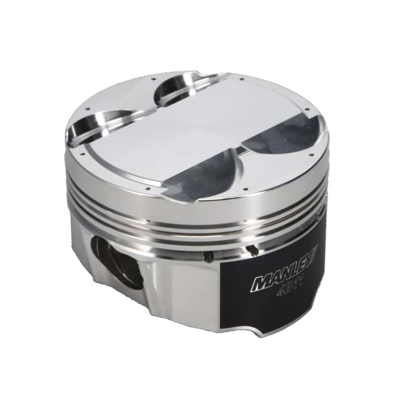 Manley Performance — Manley Mitsubishi 4B11 86.5mm Bore 9.0:1 CR -5cc Dish Turbo Tuff Piston Set w/ Rings
Piston Set - view 3